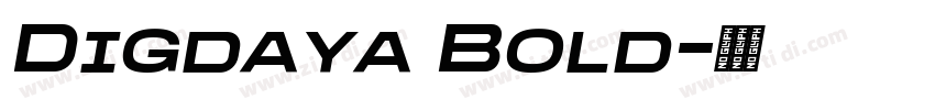 Digdaya Bold字体转换